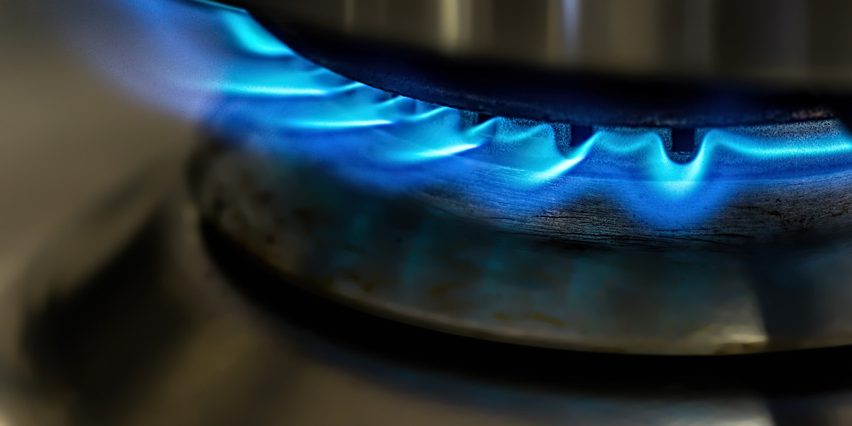 Fire coming from a hob