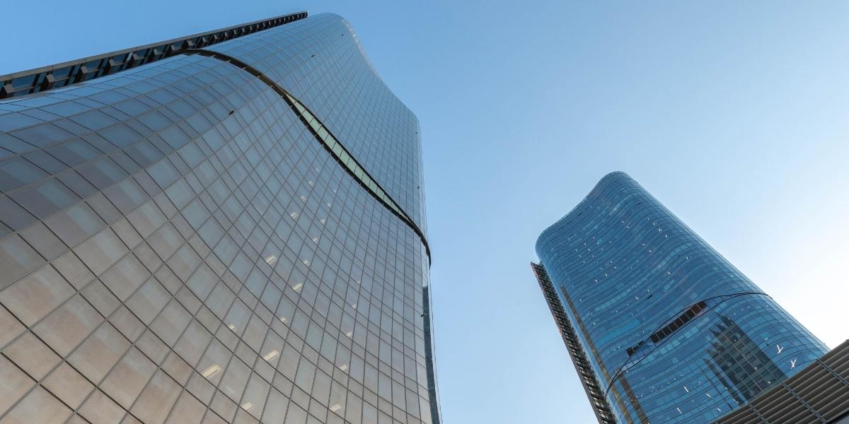 Commercial building background